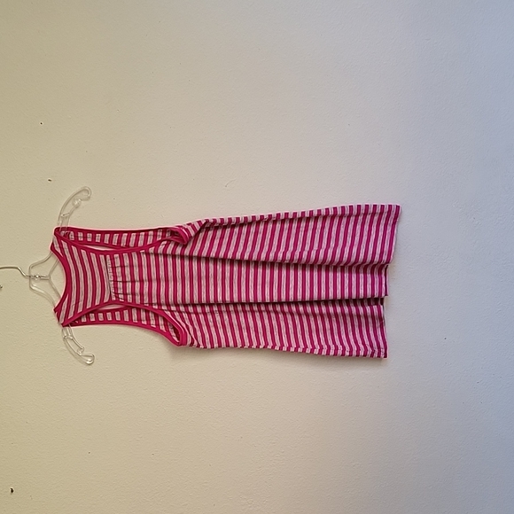 Gap tanktop stripes pink gray size Medium - Picture 6 of 12